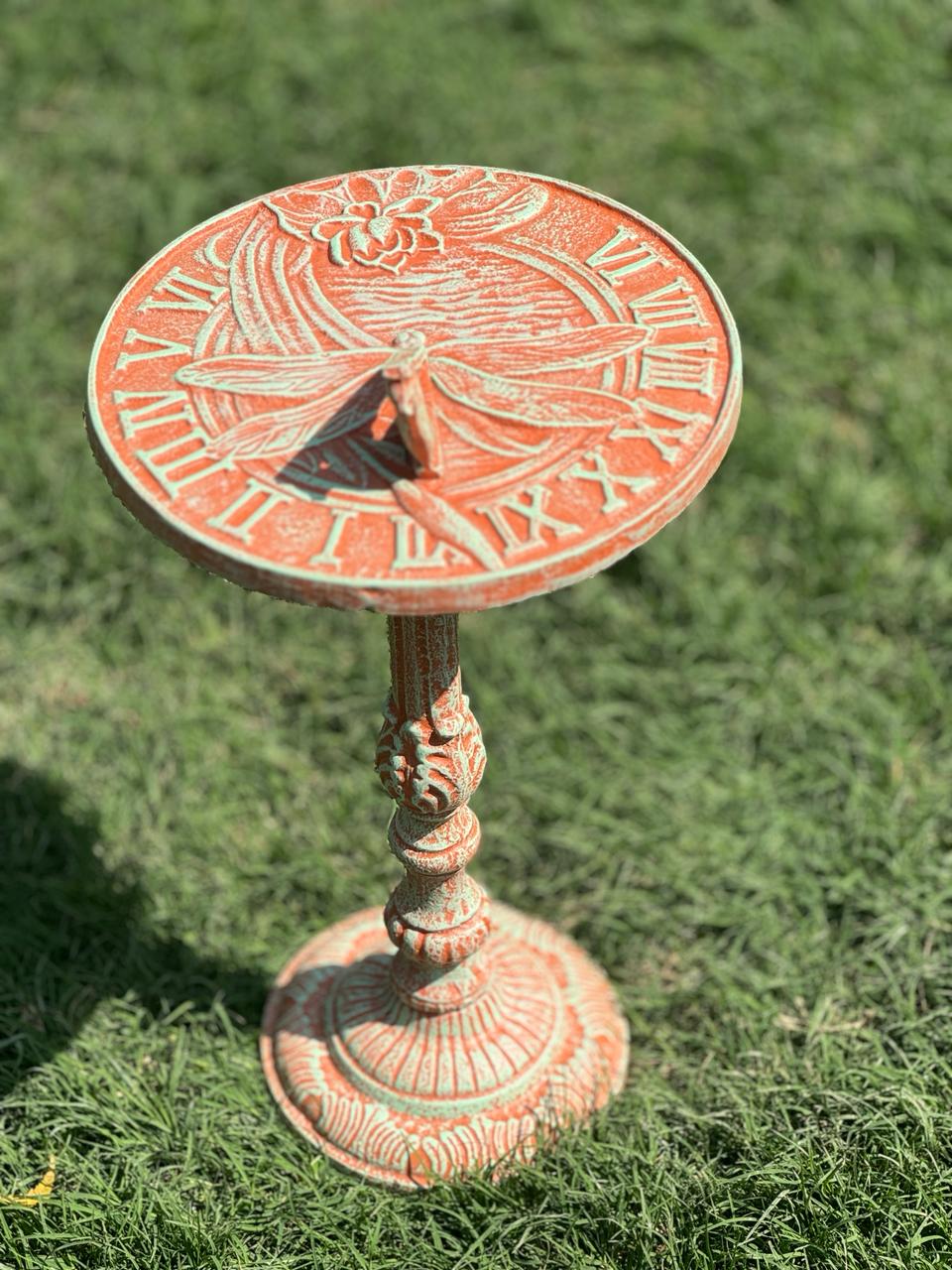 BRASS DRAGONFLY SUNDIAL