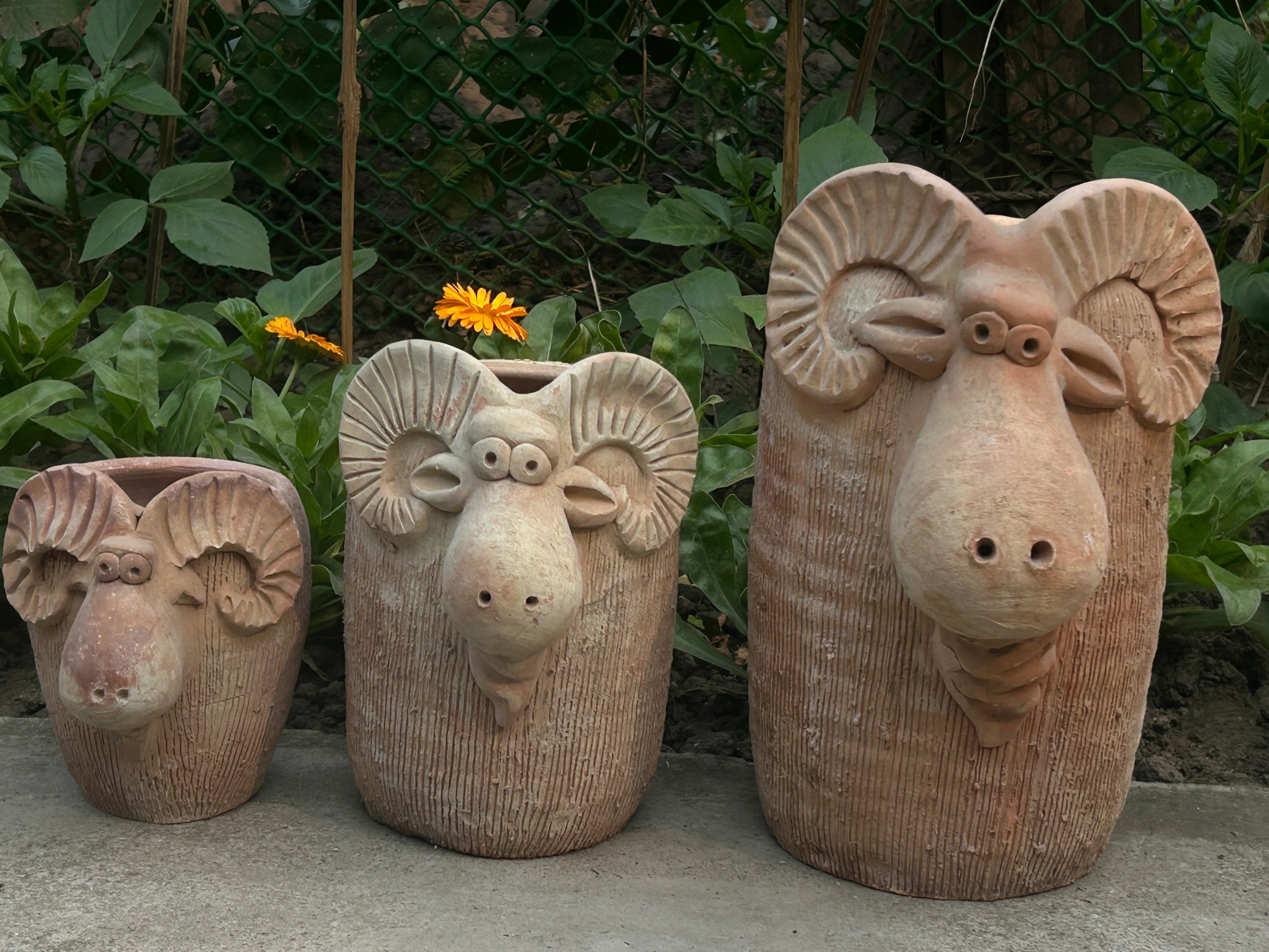 TERRACOTTA GOATS