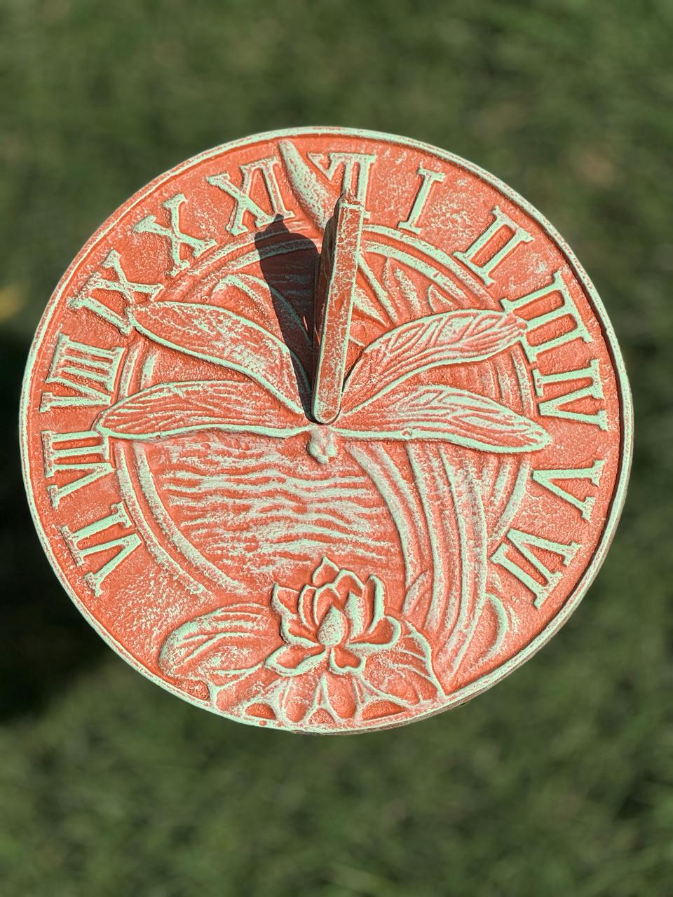 BRASS DRAGONFLY SUNDIAL