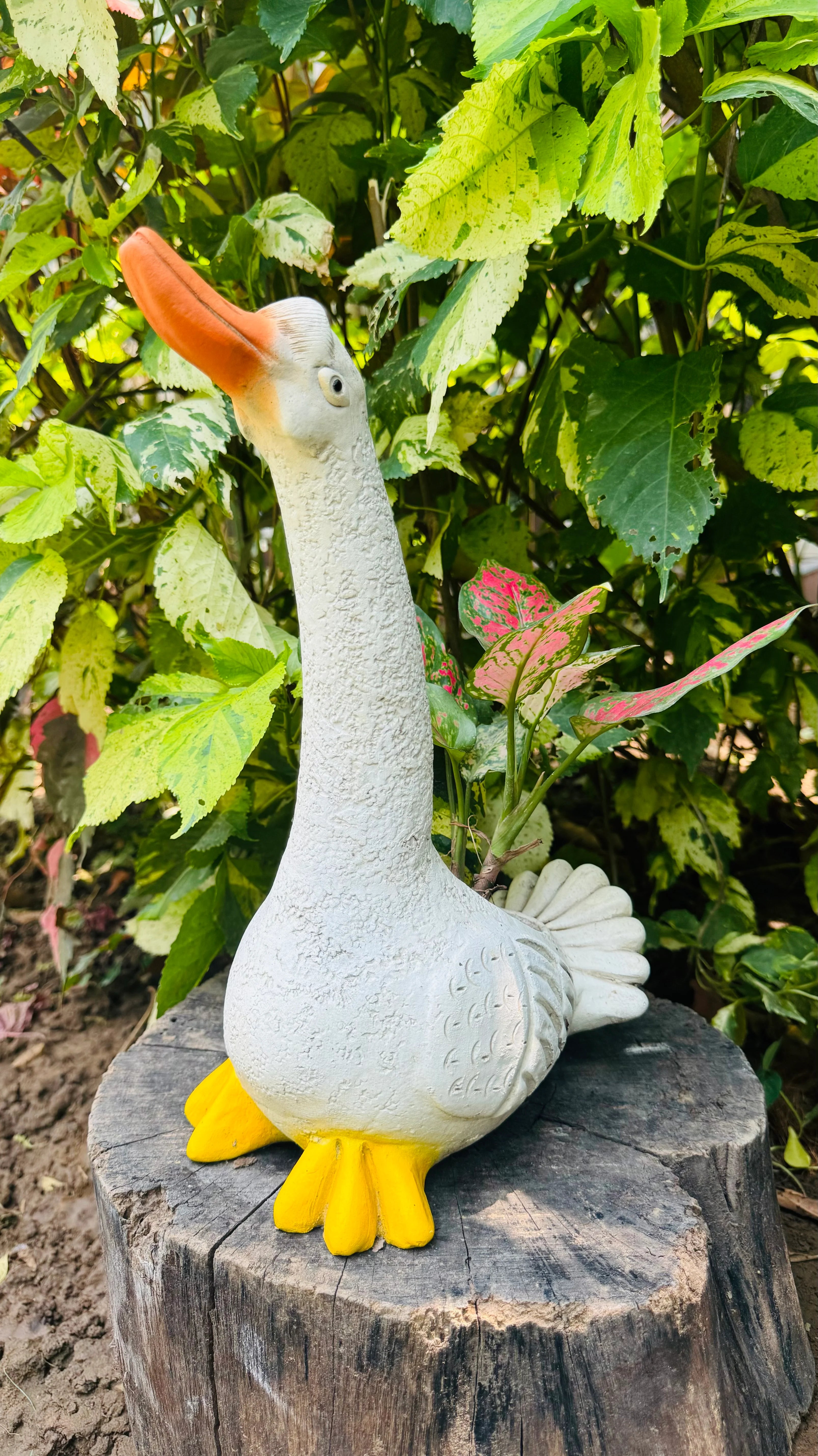 DUCK WTHOUT WINGS FOR HOME GARDEN BALCONY DECOR