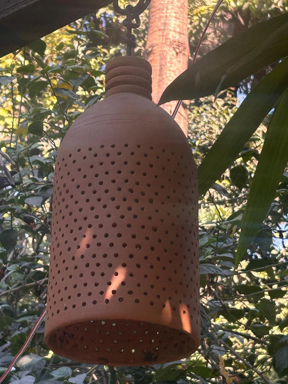 TERRACOTTA LONG OVER HEAD GLOW LAMP